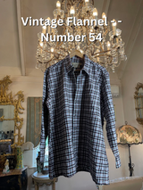 Vintage Flannel - - Number 54 - size XL TEST