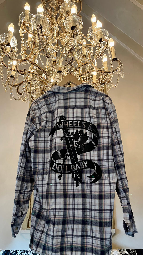 Vintage Flannel - Original Logo   - Number 74 - Size - Large