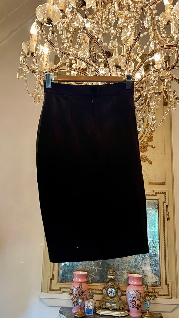 Garage Sale - Vegan Leather Skirt Size 10 used in photo shoot , tags still attached