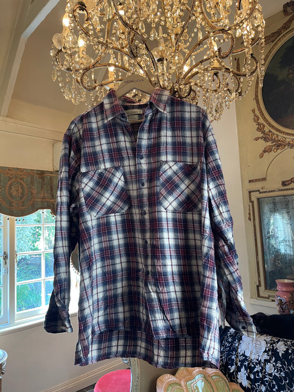 Vintage Skull Flannel - Number 3 Size Large