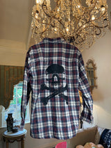 Vintage Skull Flannel - Number 3 Size Large