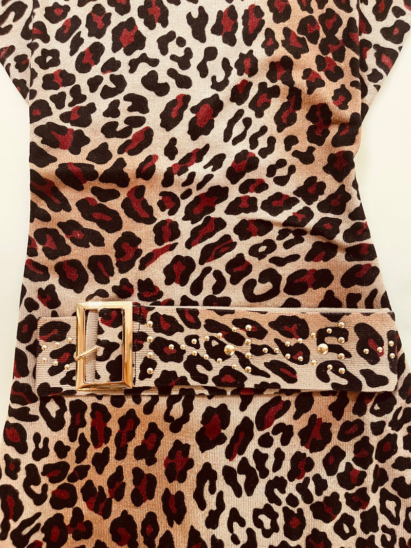 Leopard Jane Fonda Dress